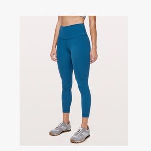 Lululemon blue wunder under leggings